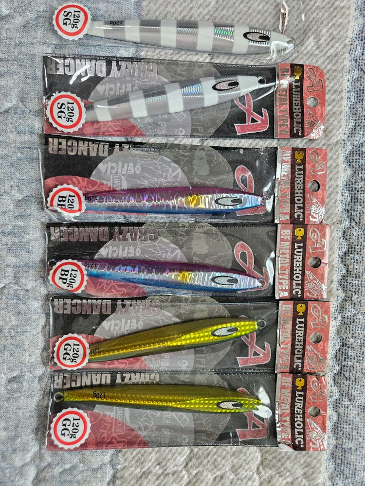 루어홀릭 크레이지 댄서 메탈지그 120g 새상품 이미지