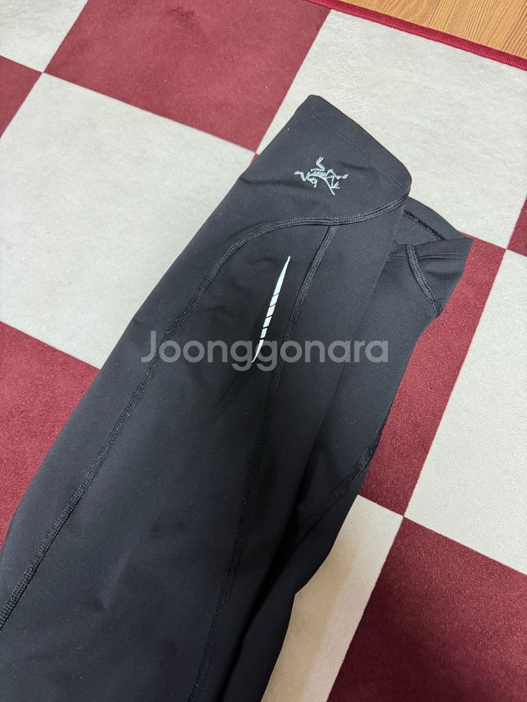아크테릭스 여성 러닝용 레깅스 XS 블랙--4