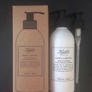 키엘 KIEHLS. 다용도 알루미늄 리필 공병 (교체용 펌프 포함) 미사용 새제품 이미지