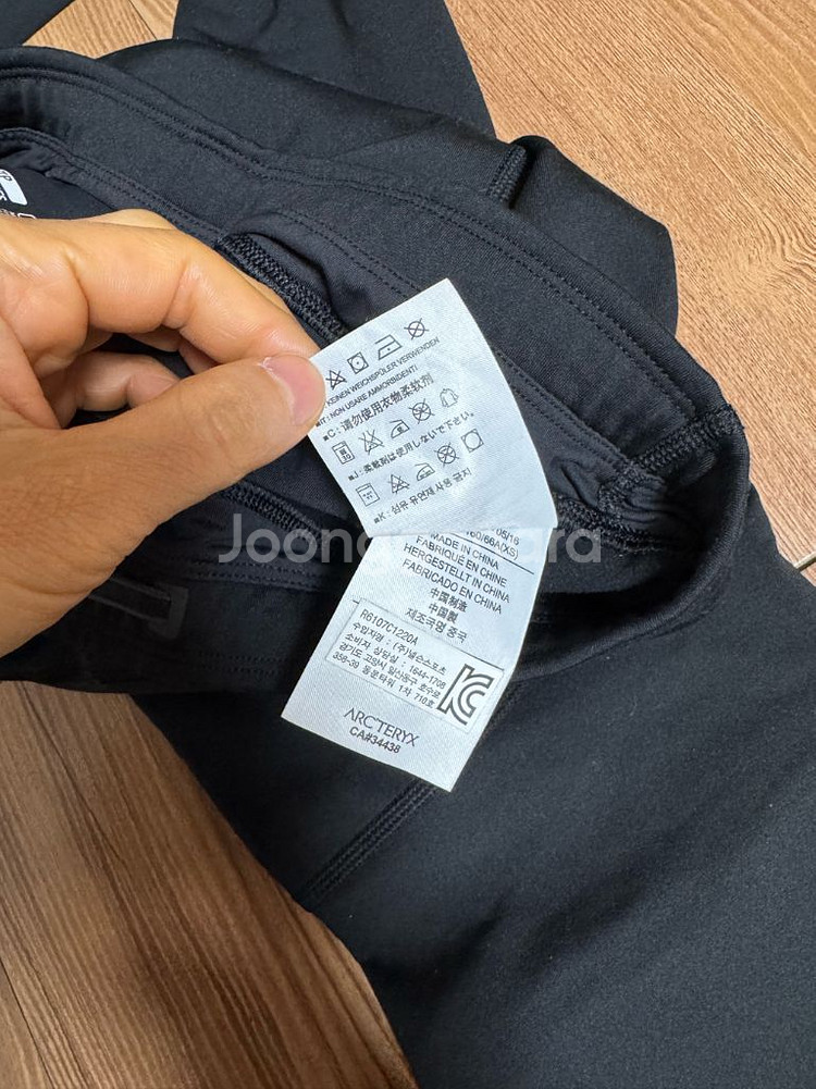 아크테릭스 여성 러닝용 팬츠XS 블랙(기모)--7