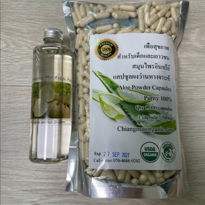 치앙마이 유기농 푸에라리아 1000캡슐 + 푸에라리아 오일 240ml