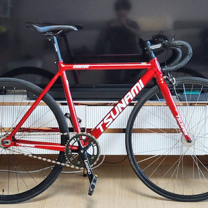 쓰나미 snm100 레드와인 픽시 자전거 브레이크 있어요