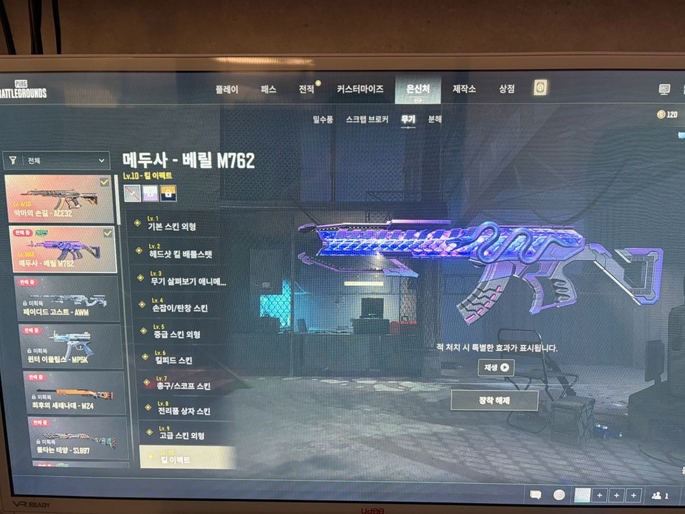 배그 성장형 메두사 만렙,에이스 4렙,한나,에스파 윈터 판매 이미지