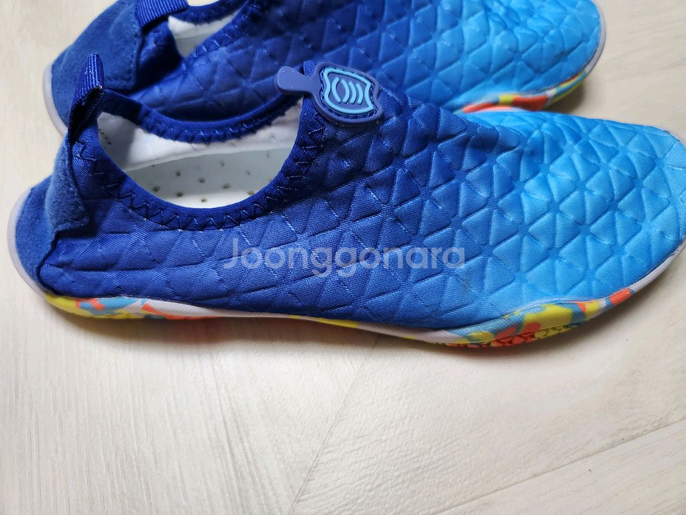 파란색 아쿠아 슈즈 245, 미끄럼방지--3