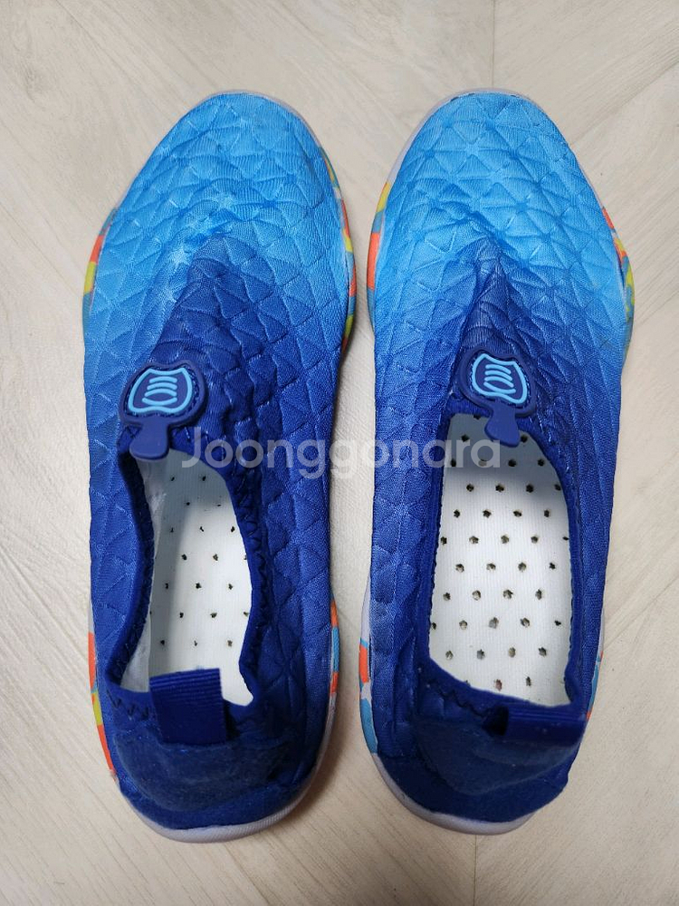 파란색 아쿠아 슈즈 245, 미끄럼방지--5