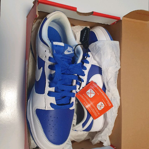 나이키 덩크 로우 레트로 레이서 블루 앤 화이트