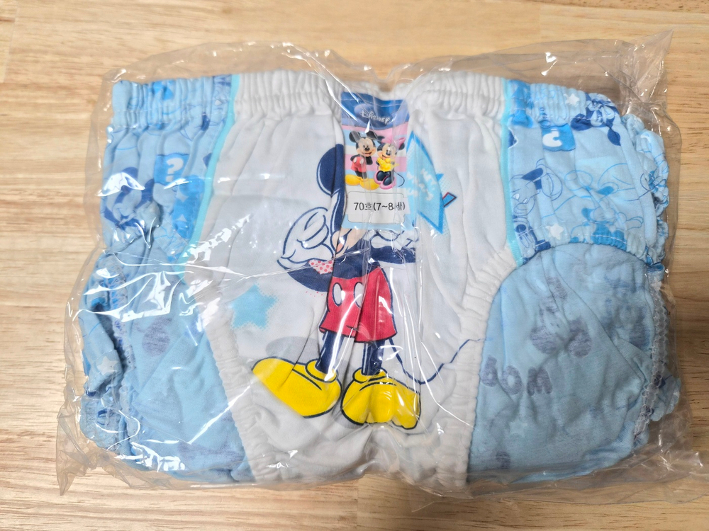 (새상품)디즈니 미키마우스 남아 팬티 70호(애기속옷,애기팬티)--0