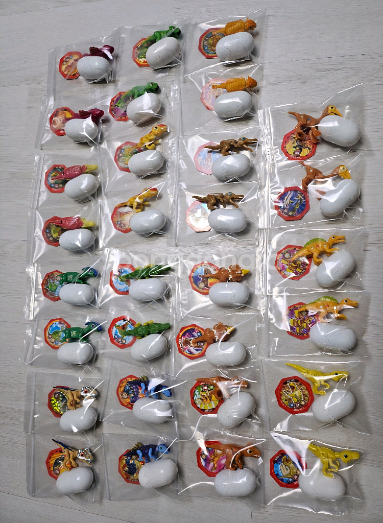 공룡메카드ㅡ개별판매 (타이니소어 + 알 + 카드)--4