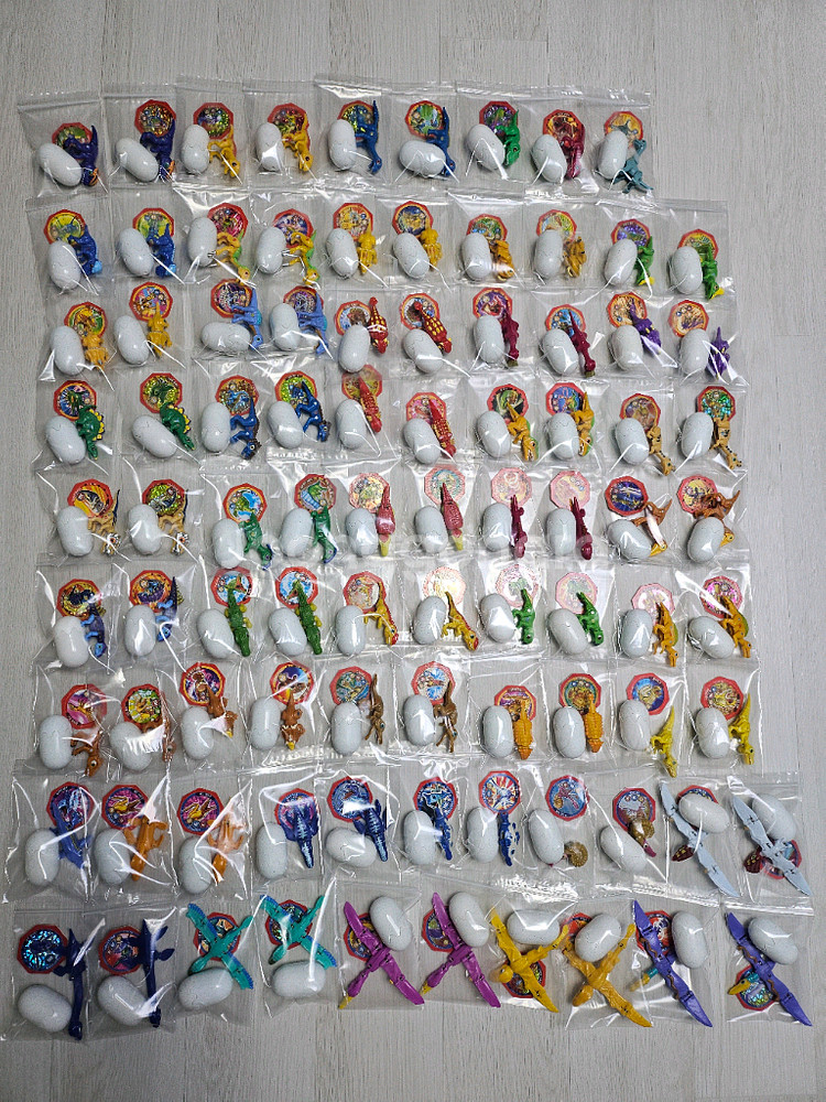 공룡메카드ㅡ개별판매 (타이니소어 + 알 + 카드)--6