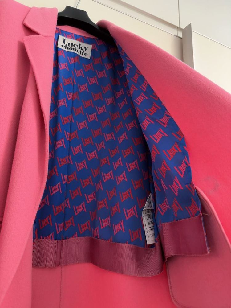 럭키슈에뜨 코트 울 핸드메이드 더블 롱 (새상품, 36사이즈)--4