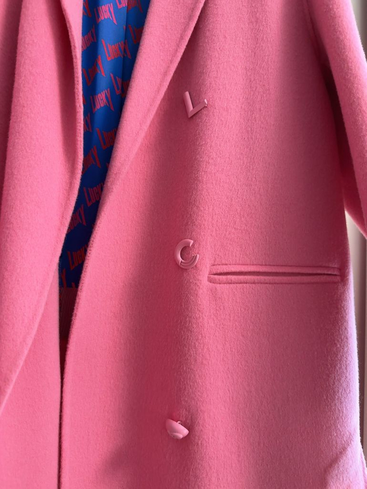 럭키슈에뜨 코트 울 핸드메이드 더블 롱 (새상품, 36사이즈)--5