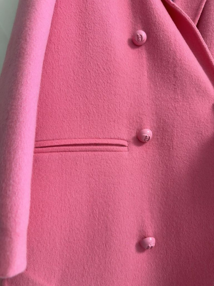 럭키슈에뜨 코트 울 핸드메이드 더블 롱 (새상품, 36사이즈)--6