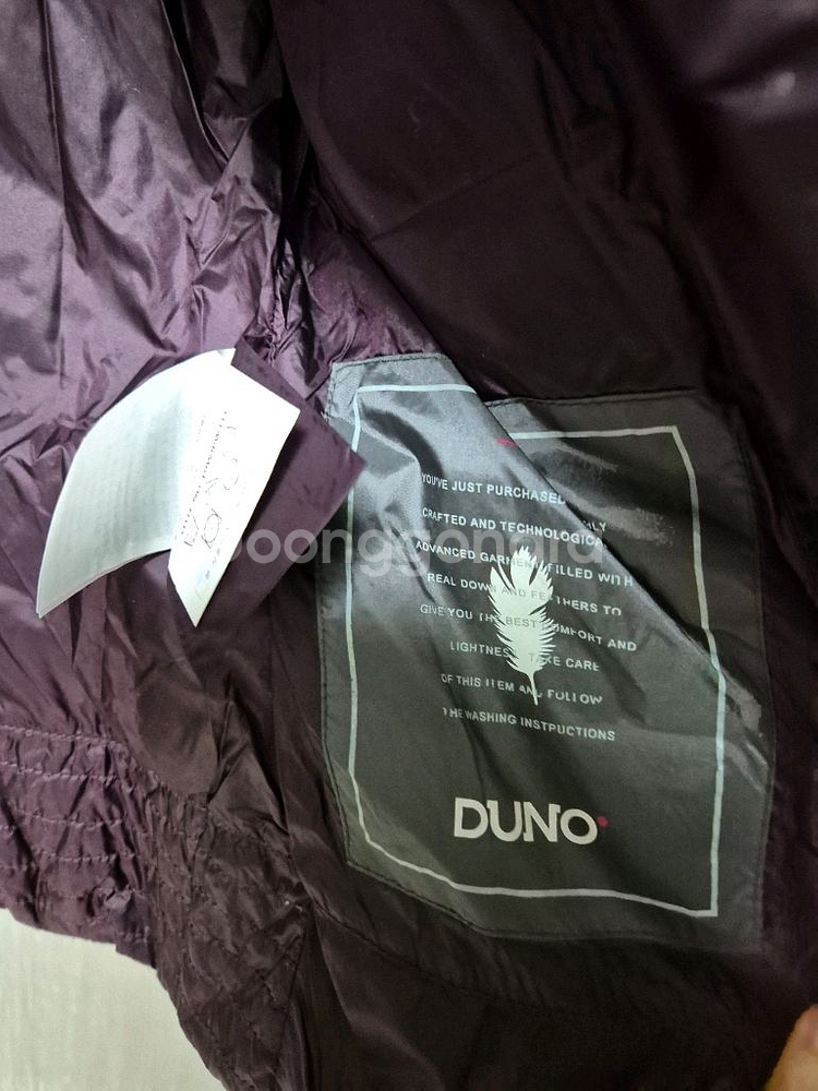DUNO 두노 다운 패딩 자켓 이탈리아 프리미엄 패딩 66--7