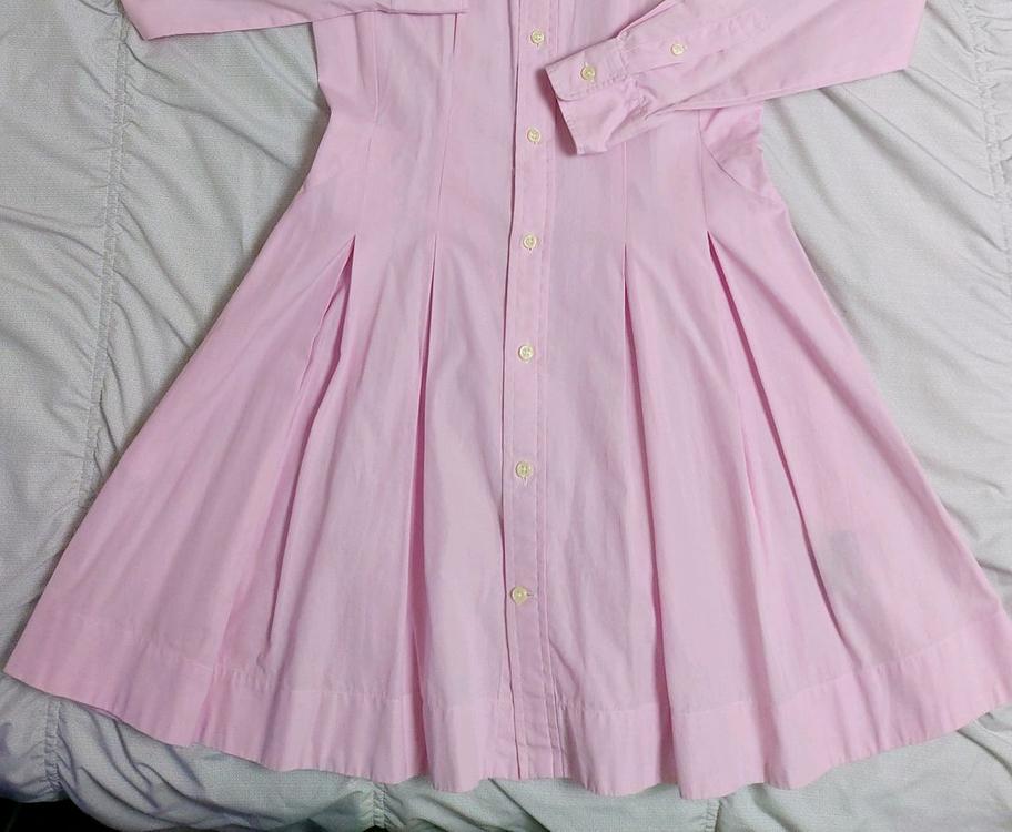 폴로랄프로렌 셔츠원피스 2사이즈55 핑크분홍원피스--2