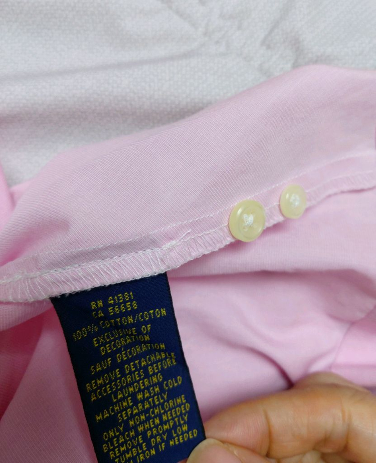 폴로랄프로렌 셔츠원피스 2사이즈55 핑크분홍원피스--5