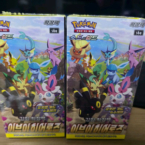 포켓몬 카드 이브이 히어로즈 미개봉 6박스 판매합니다