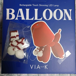 비아케이 터치 램프 무드등 레드 (새제품)