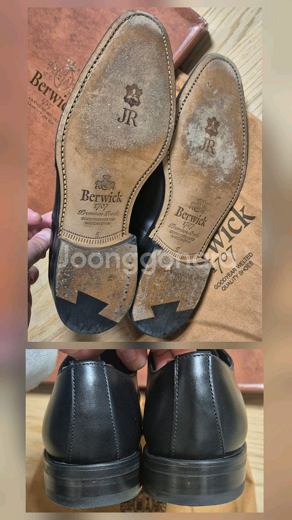 버윅 5217 옥스포드 슈즈 5사이즈--8