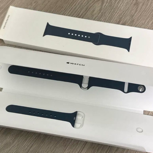 새상품)애플워치 se40 정품 스트랩 어비스 블루 스포츠 밴드 이미지