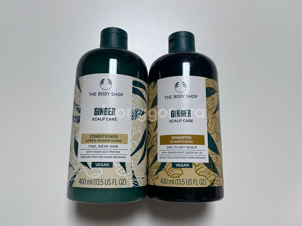 더바디샵 진저 샴푸&컨디셔너 세트--0
