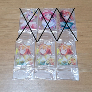 (일괄) 제일복권 5등분의 신부 K상 아크릴 스탠드 이미지