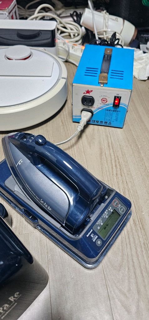 일본 내쇼날 무선 스팀 다리미--2