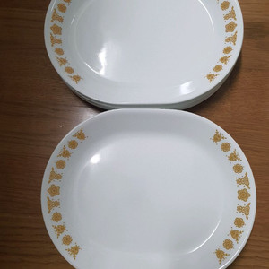 단종 빈티지 코렐 버터플라이 골드 오벌16개 개당값