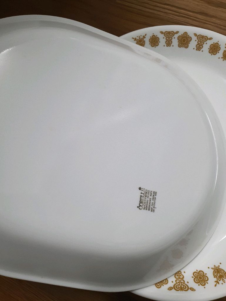 단종 빈티지 코렐 버터플라이 골드 오벌16개 개당값--2