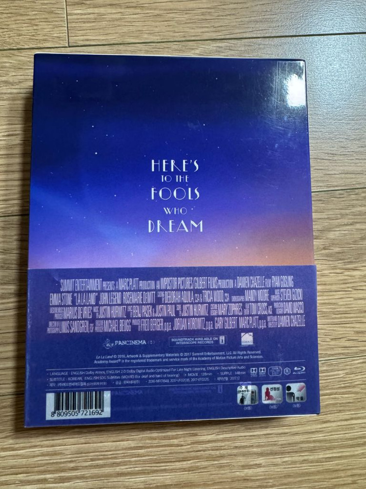 라라랜드: 풀슬립 스틸북 한정판 - 렌티큘러 VER--2