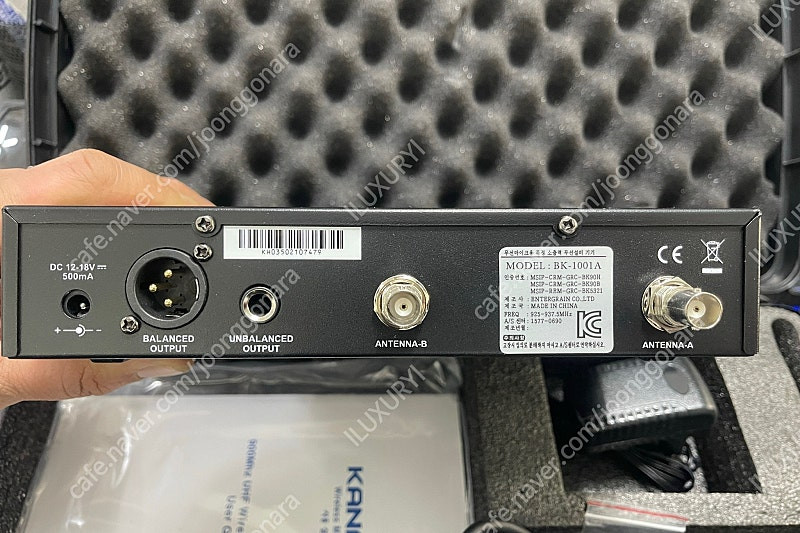 카날스 BK-1001A 무선마이크 1CH 송수신기--3