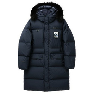 디스커버리 밀포드 퀼티드 RDS 구스 다운자켓 네이비 정가79만원