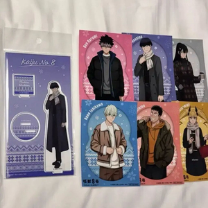 미개봉 일괄) 괴수8호 호시나 애니메이트 겨울 아크릴 나루미 엽서 특전 양도 이미지