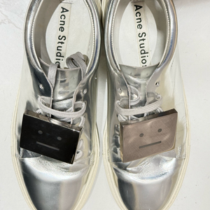 아크네 스튜디오 Adriana face silver 스니커즈 245