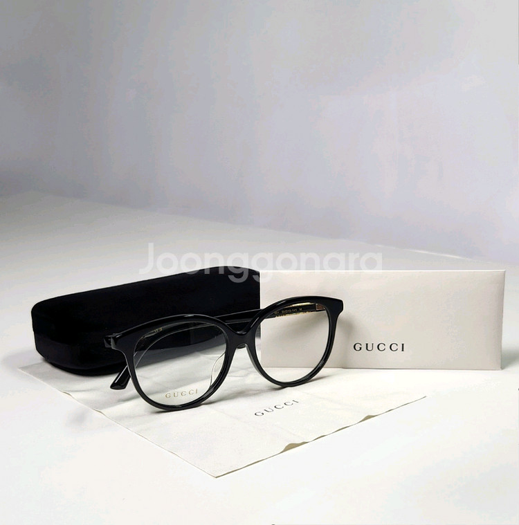 구찌 명품 라운드 뿔테 아시안핏 안경테 [새상품&정품]--1