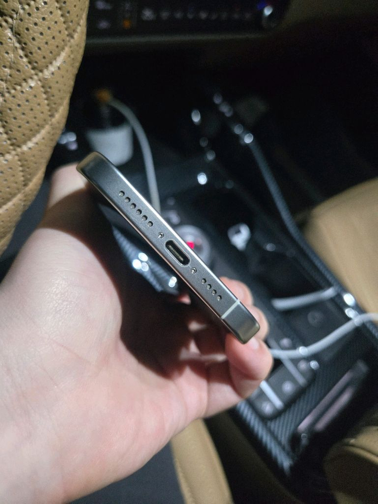 애케플)아이폰15 프로맥스 256GB 화이트. 배터리100퍼--4