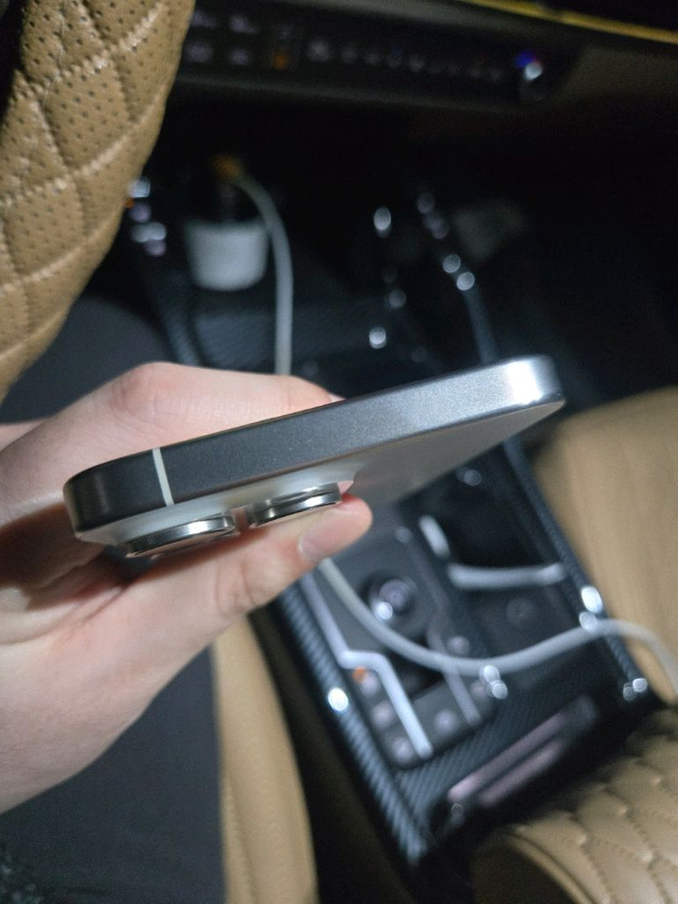 애케플)아이폰15 프로맥스 256GB 화이트. 배터리100퍼--6