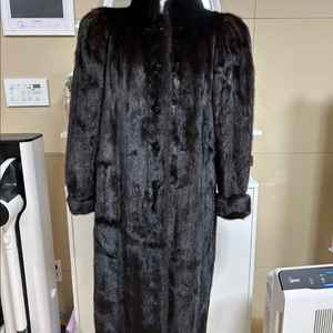 입생로랑(YSL) Fourrures 정품 빈티지 리얼 밍크 롱코트