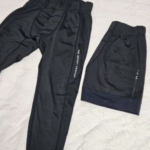 더웨이트컴퍼니 긴바지 레깅스 + 반바지 세트 컴프레션의류 헬스 자전거