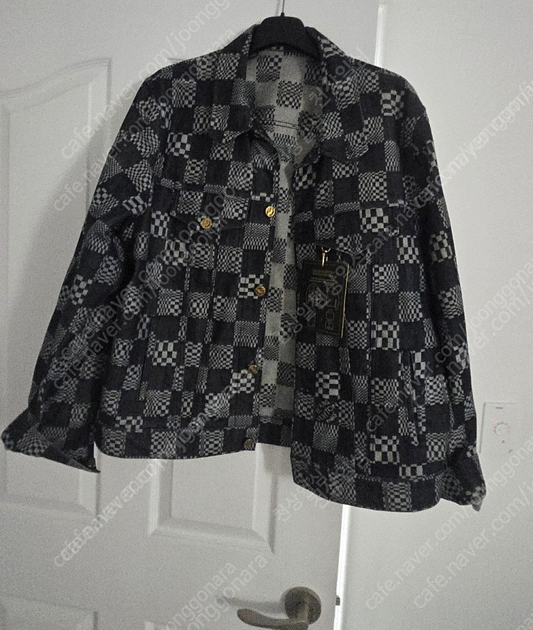 루이비통 디스토티드 데님 세트(바지 + 상의) 3xl(56) 이미지