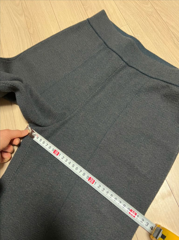 21년 일라일 ILAIL 울100% 헤링본 니트 셋업 세트 가디건 팬츠 바지 올드머니룩 라운지룩--5