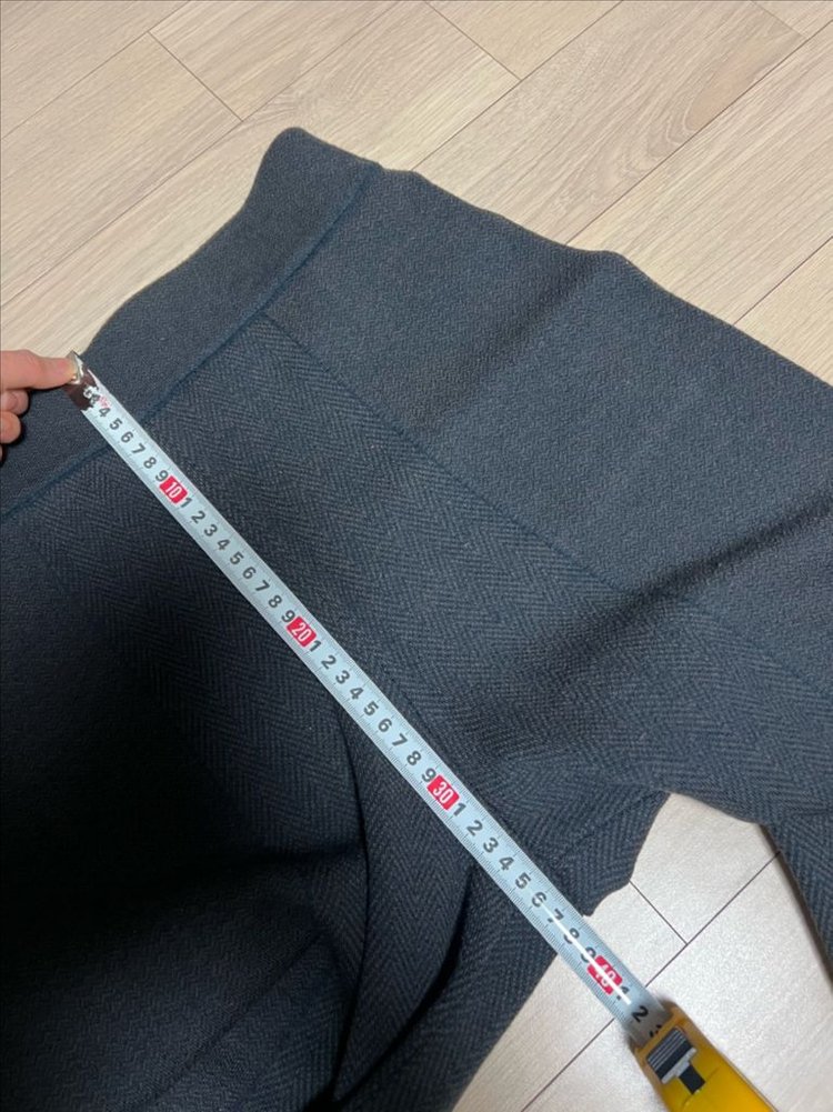 21년 일라일 ILAIL 울100% 헤링본 니트 셋업 세트 가디건 팬츠 바지 올드머니룩 라운지룩--6