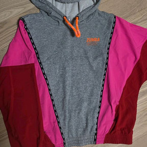줌바웨어 M사이즈 후드