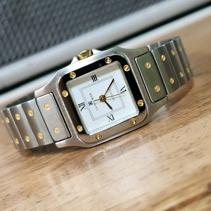 #LA MURIER 산토스 오마주 22k 골드 콤비 여성명품시계 급처