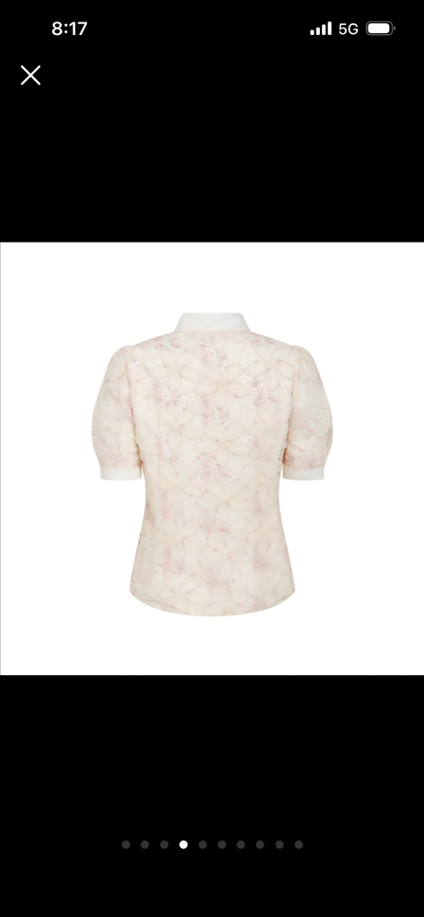 (새상품) 지고트 튤 셋업 (블라우스, 스커트)--3