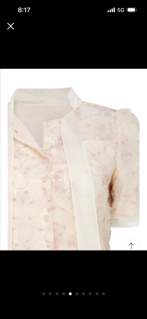 (새상품) 지고트 튤 셋업 (블라우스, 스커트)--4