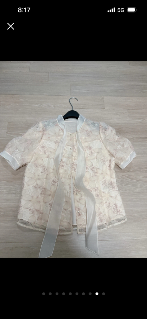 (새상품) 지고트 튤 셋업 (블라우스, 스커트)--8