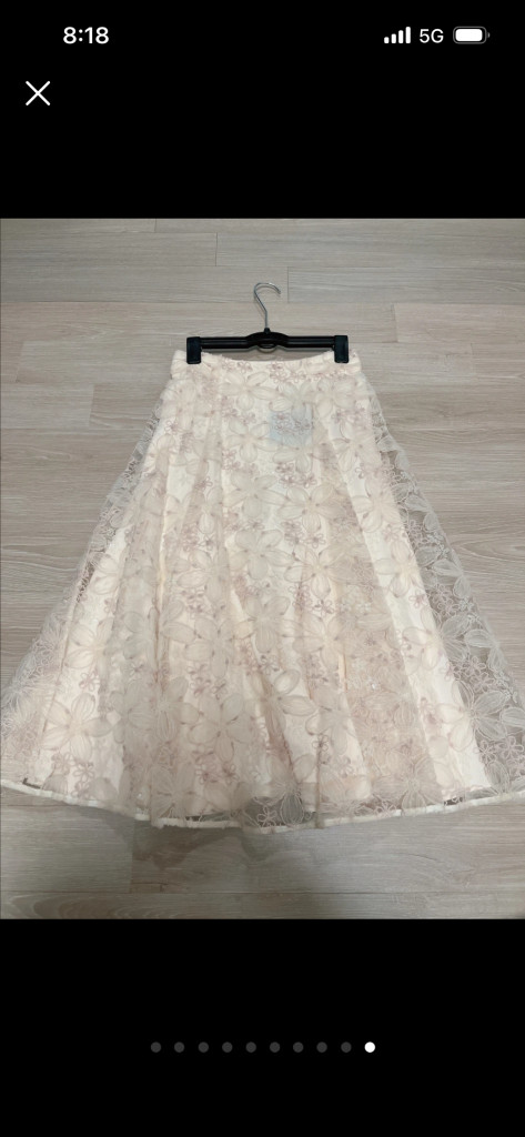 (새상품) 지고트 튤 셋업 (블라우스, 스커트)--9