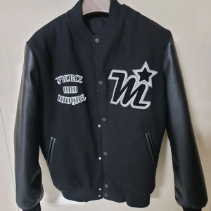 자라 울 가죽 바시티 자켓 야구점퍼 175/92A 105정사이즈 상태극상