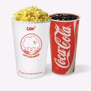 CGV 달콤팝콘M+탄산음료M
