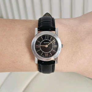 구찌 여성 은장 5200L 손목 시계 여자 팔찌